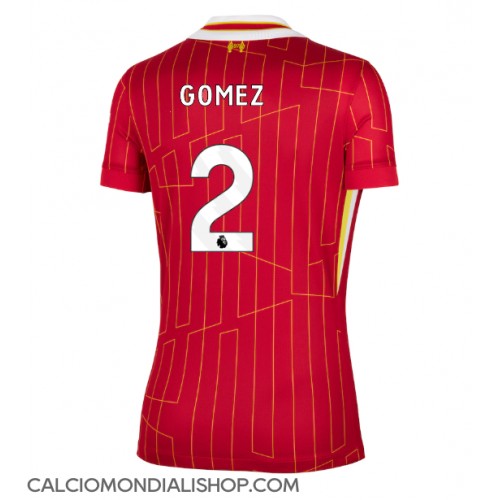 Maglie da calcio Liverpool Joe Gomez #2 Prima Maglia Femminile 2024-25 Manica Corta